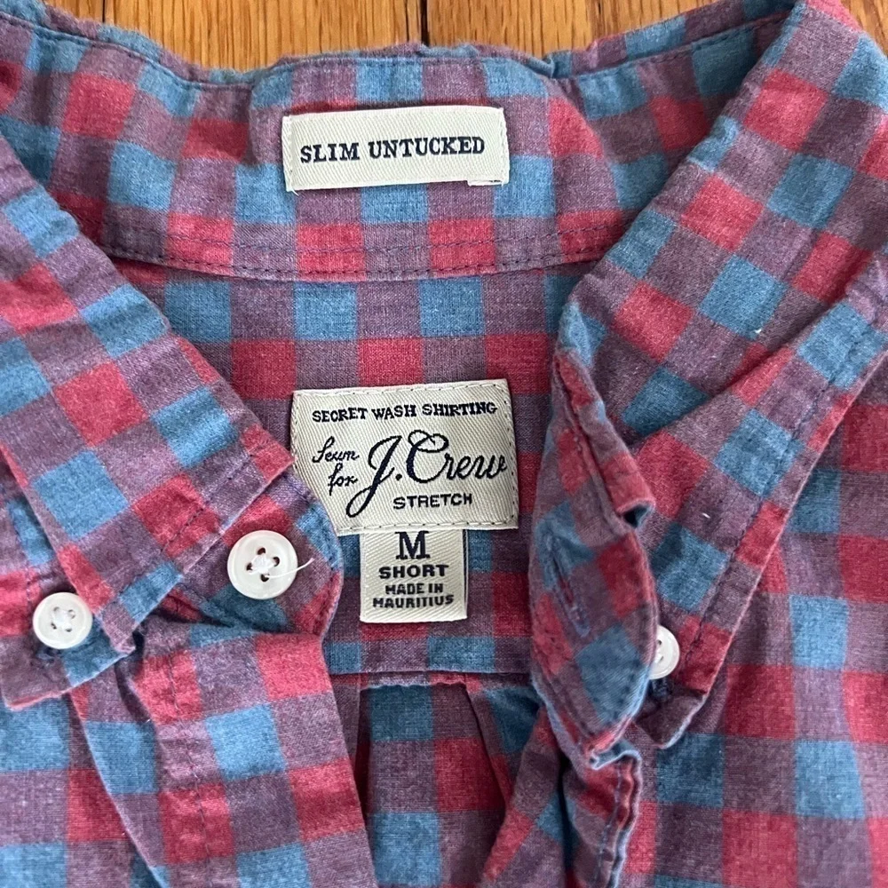 J. Crew blue red